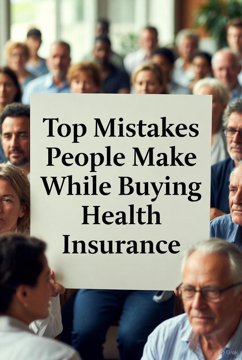 Top Mistakes People Make While Buying Health Insurance